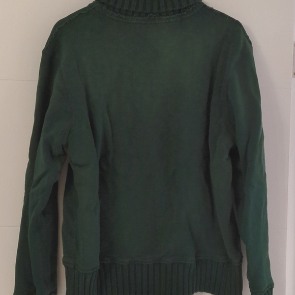 Polo Ralph Lauren Shawl Collar Thermal Academia Professor Pullover W Pockets SzL - Picture 7 of 8